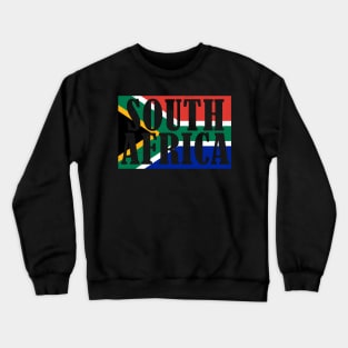 South Africa Roots & South African Flag Crewneck Sweatshirt